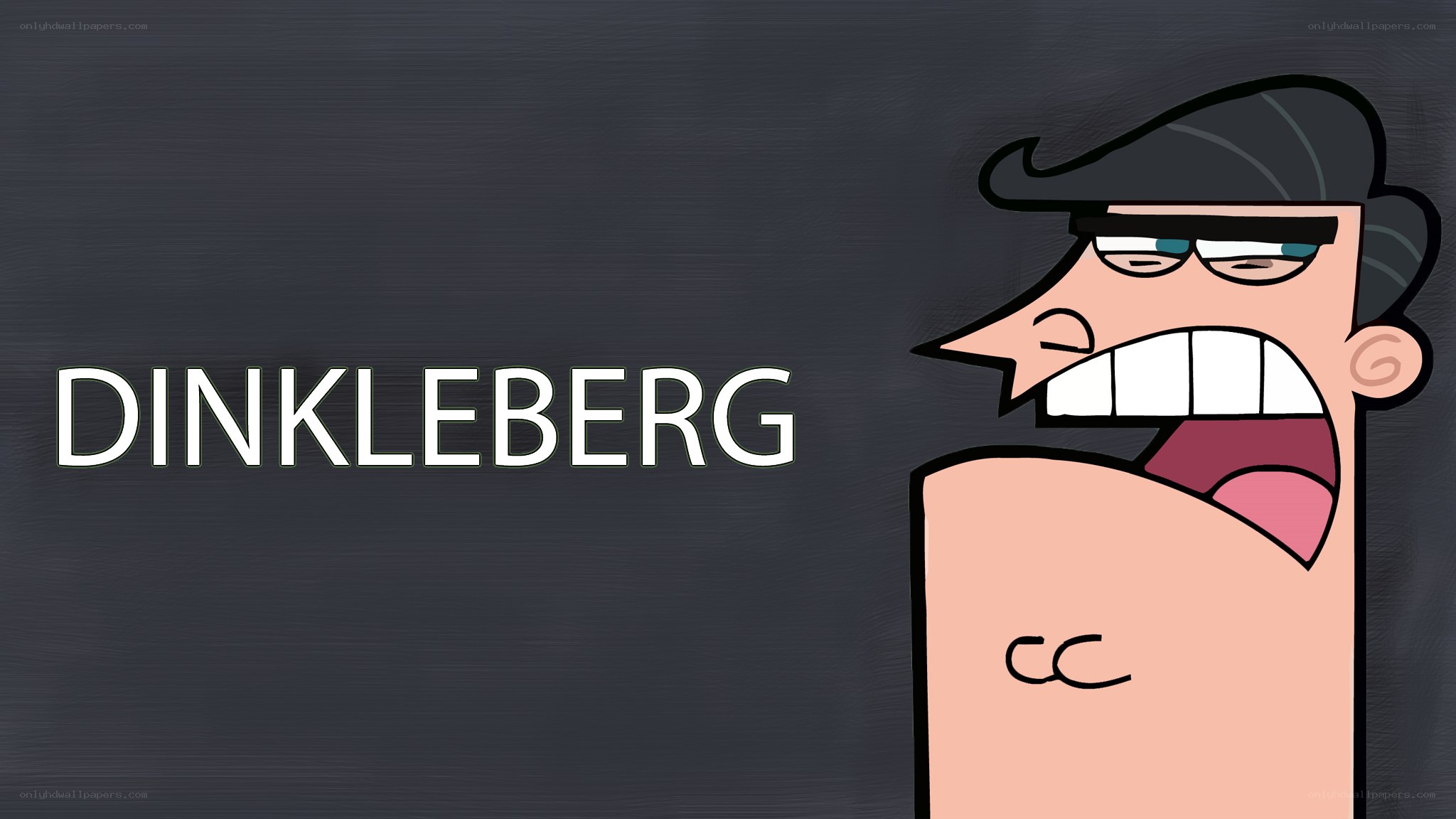 Dinkleberg character from Fairly OddParents