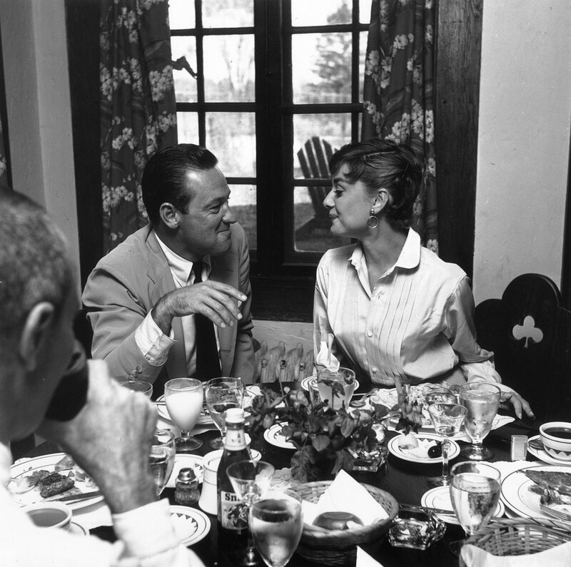 Dinner conversation between two people