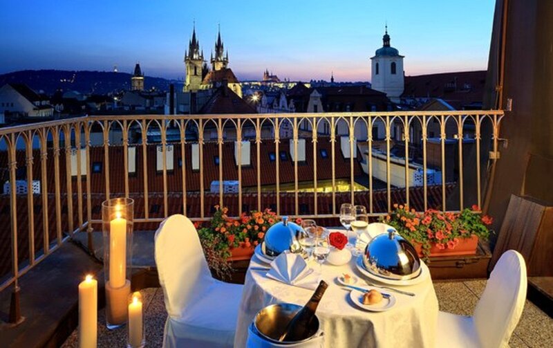 Dinner on Balcony
