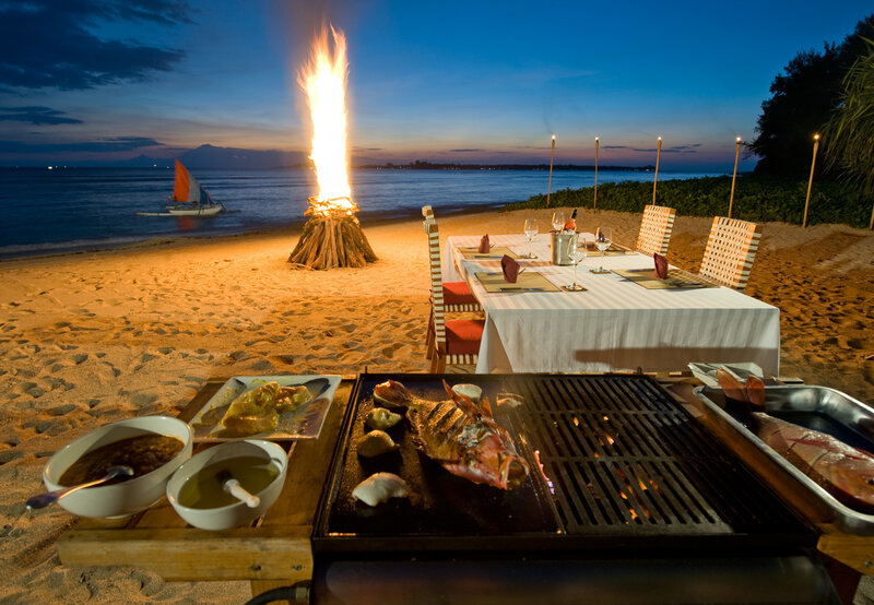 Dinner on Beach