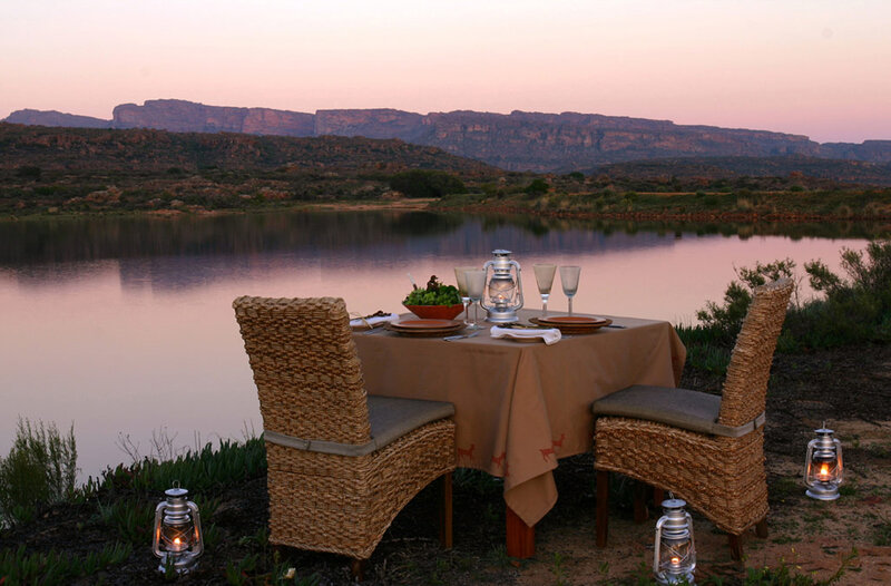 Dinner Table by Lake