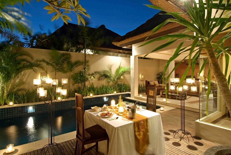 Dinner Table by Pool