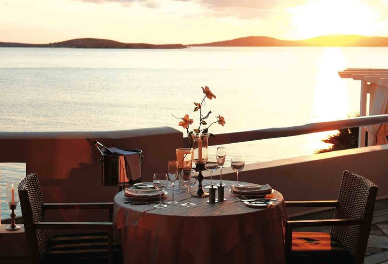 Dinner Table by Sea — Orange