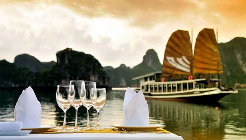 Dinner Table on a Boat