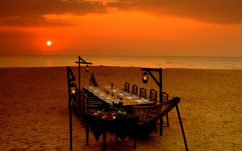 Dinner Table on Beach