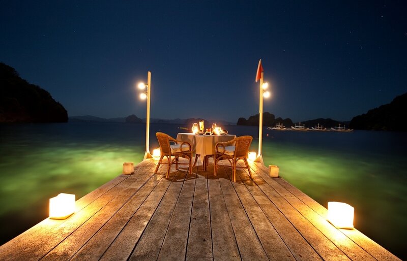 Dinner Table on Dock
