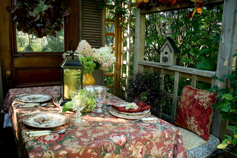 Dinner Table on Porch