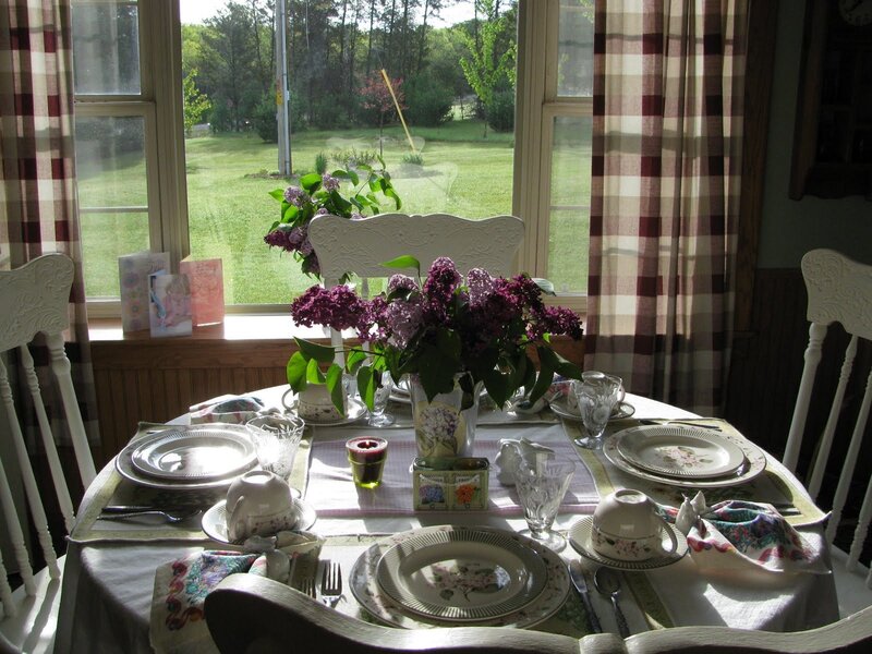 Dinner Table Setting — White, Serene, Morning