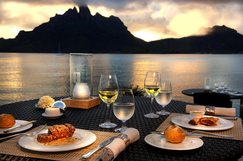 Dinner Table with Food