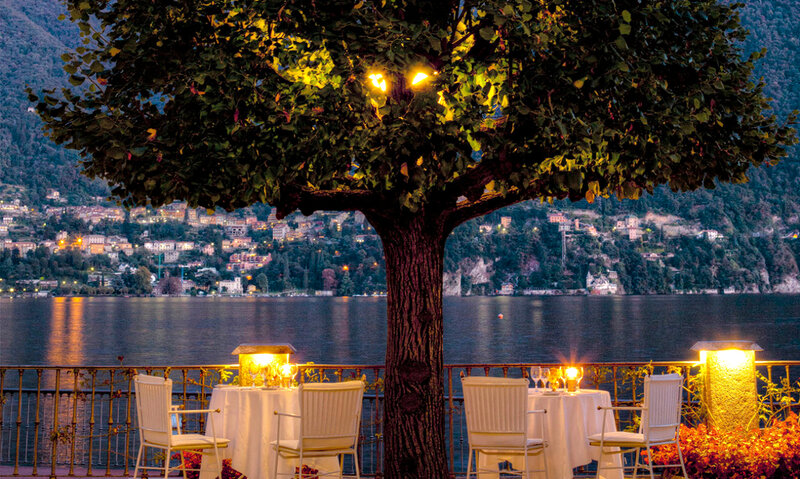Dinner Tables by Lake