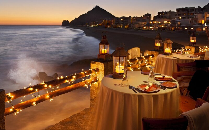 Dinner Tables on Cliff