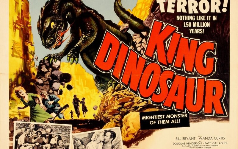 Dinosaur Attacking People — Red