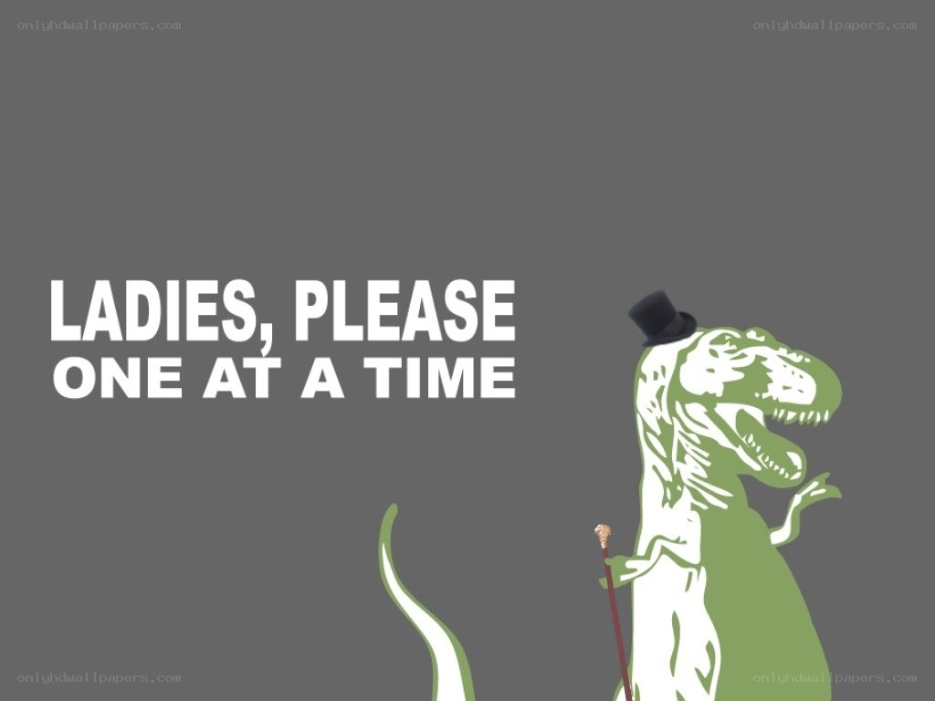 dinosaur gentleman sign