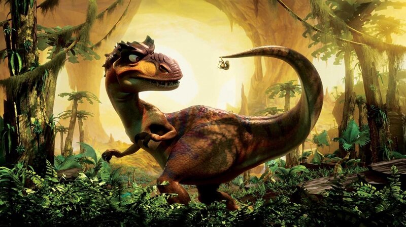 Dinosaur in Jungle — Green