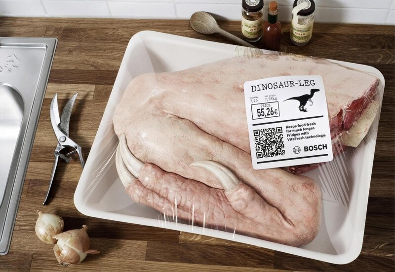 Dinosaur-leg Meat Package