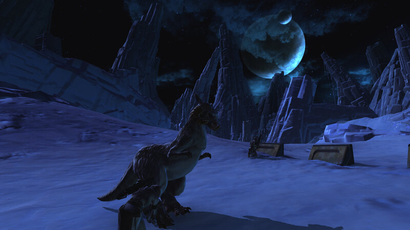 Dinosaur-like Creature — Blue