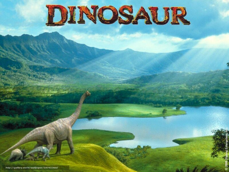 Dinosaur movie landscape