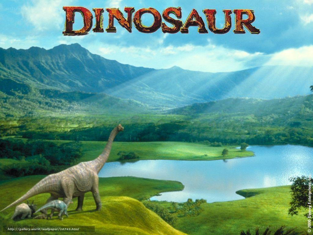 Dinosaur movie landscape