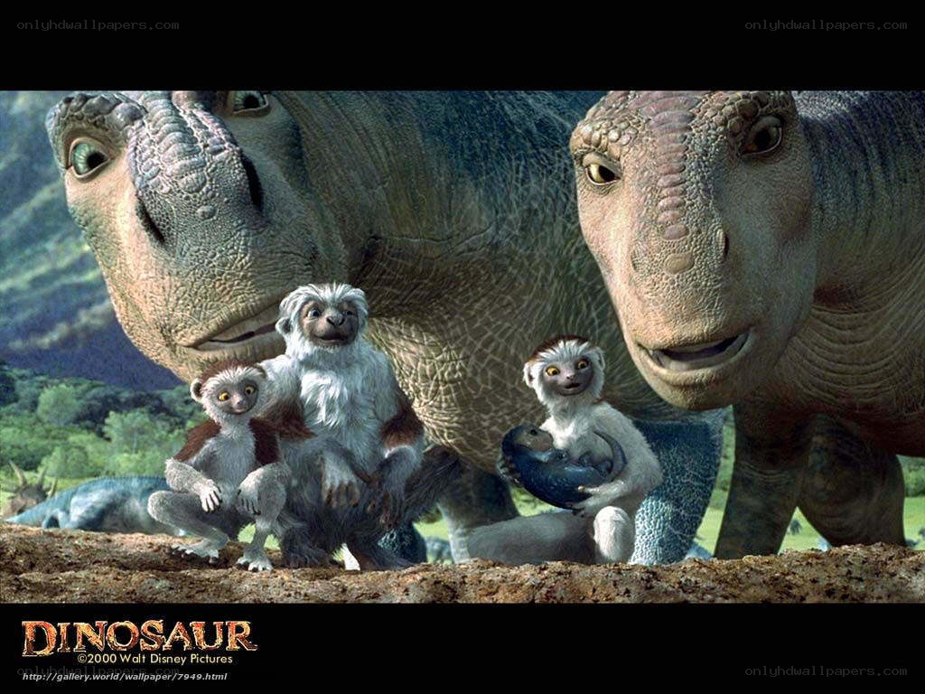 Dinosaur movie scene