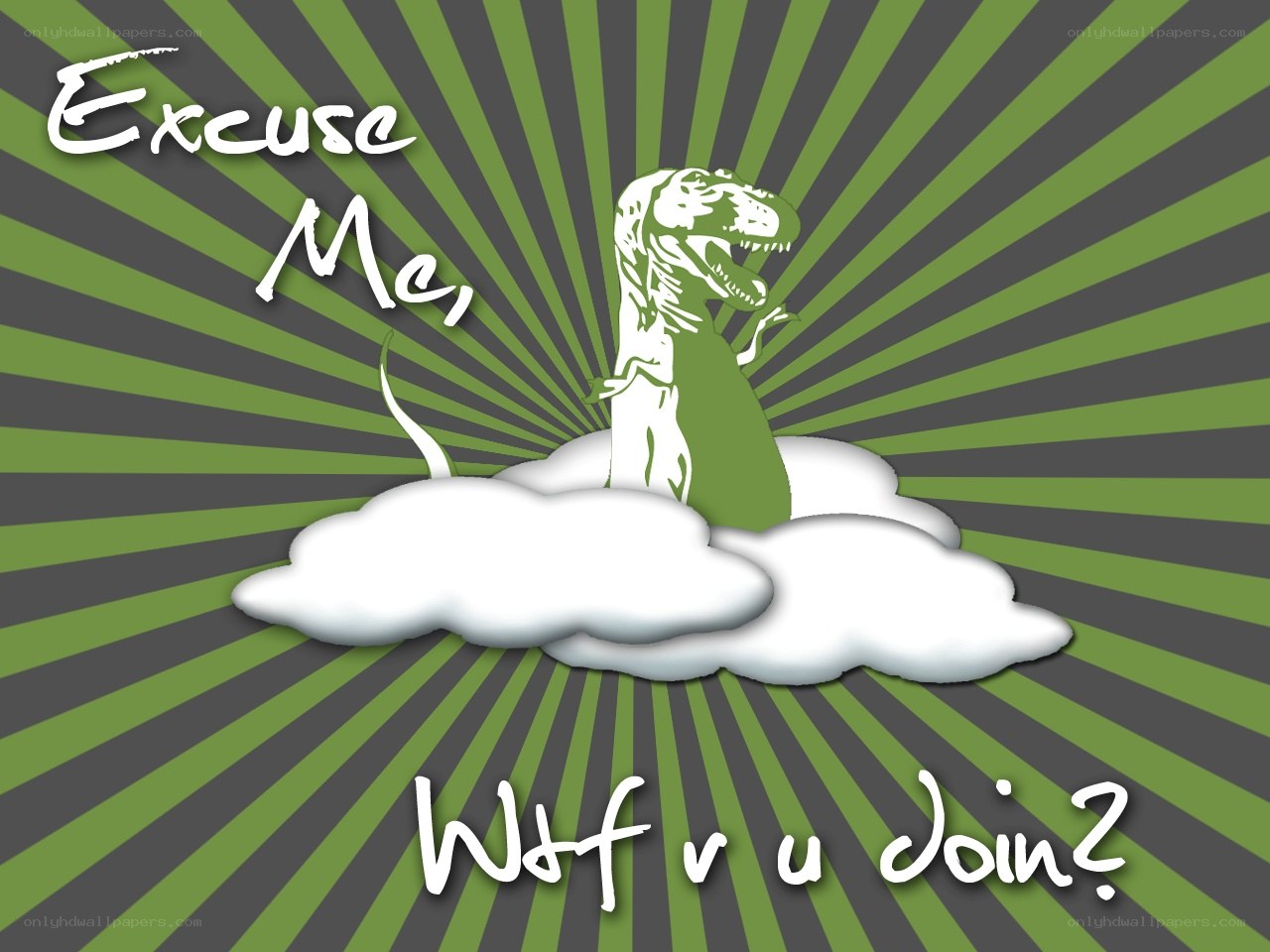 dinosaur on a cloud