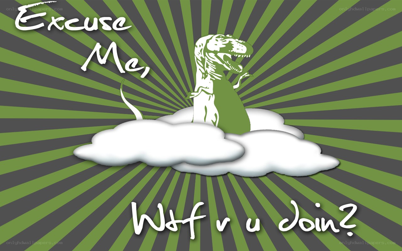 dinosaur on a cloud