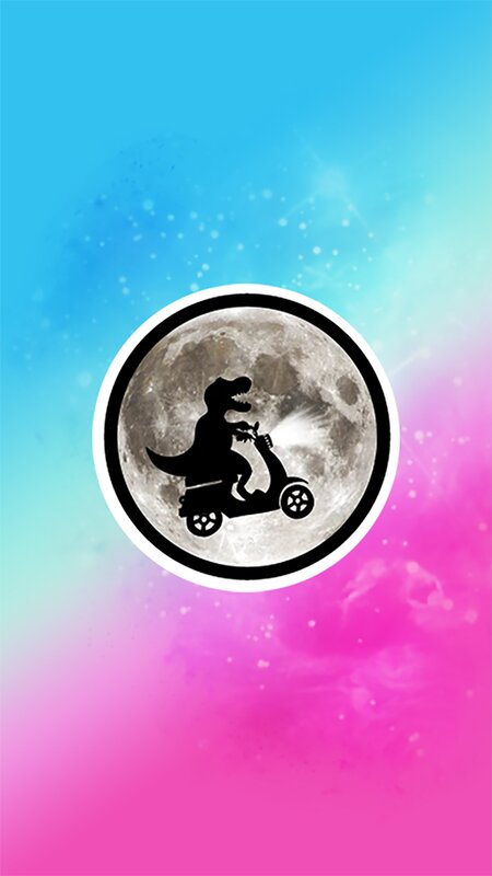Dinosaur on Scooter