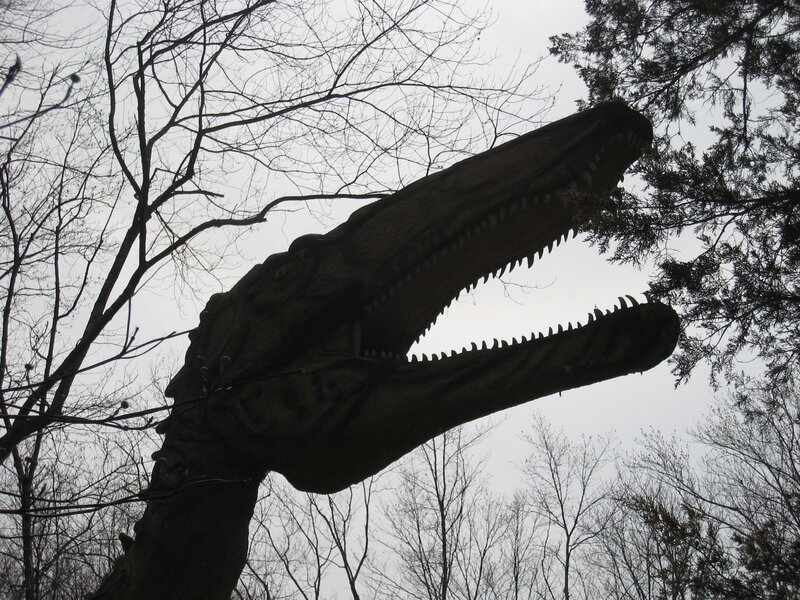 Dinosaur Statue Head
