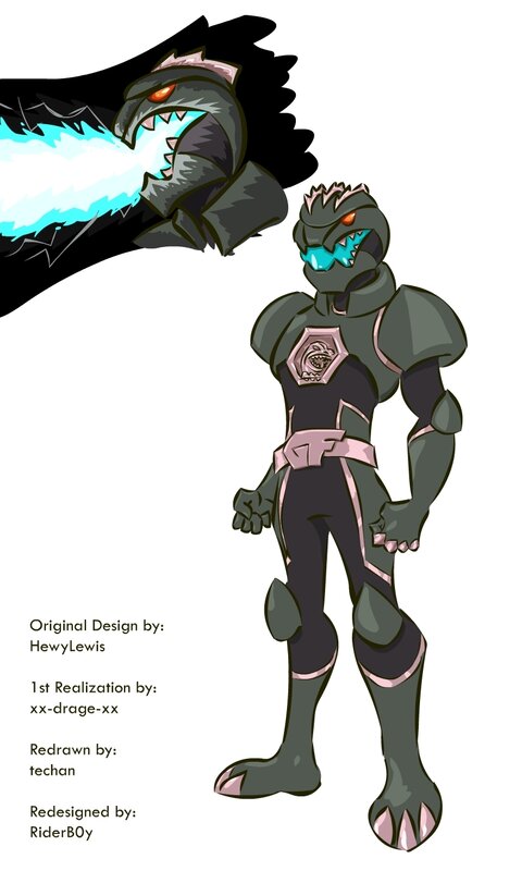 dinosaur-themed superhero character