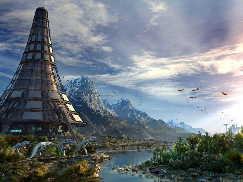 Dinosaur-themed Tower