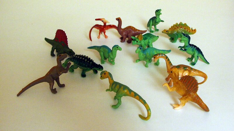 Dinosaur toy collection