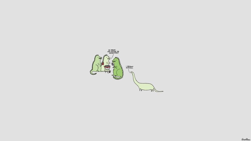 Dinosaurs at Barbecue