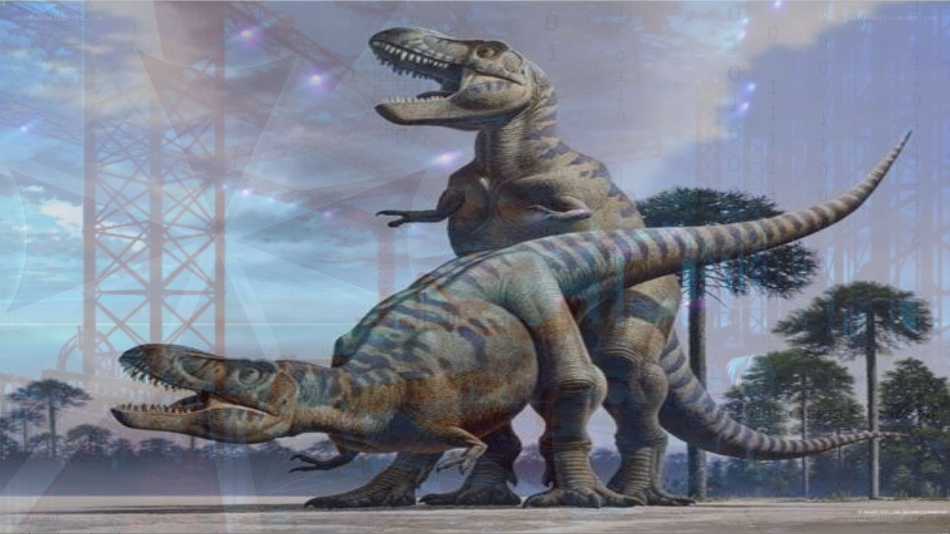 Dinosaurs in a digital landscape