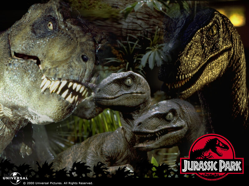 Dinosaurs in Jurassic Park