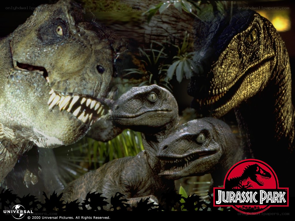 Dinosaurs in Jurassic Park