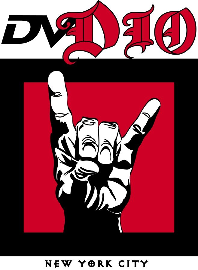 Dio band logo with hand gesture