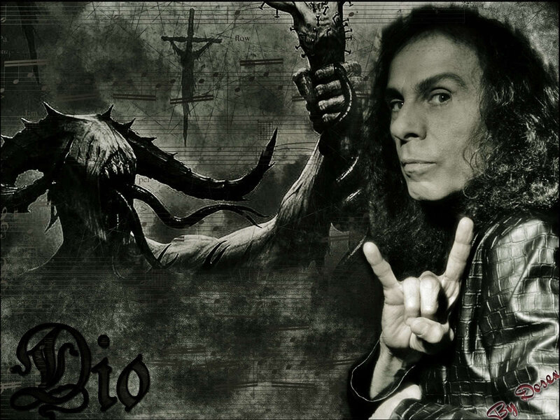 Dio rock musician portrait