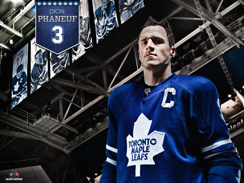 Dion Phaneuf in Jersey