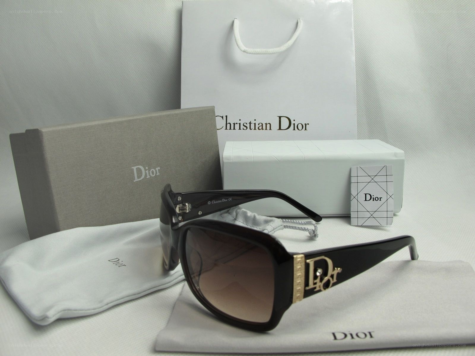 Dior sunglasses with accessories