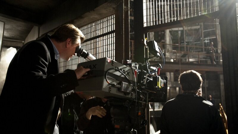 Director on Film Set — Black, Dramatic