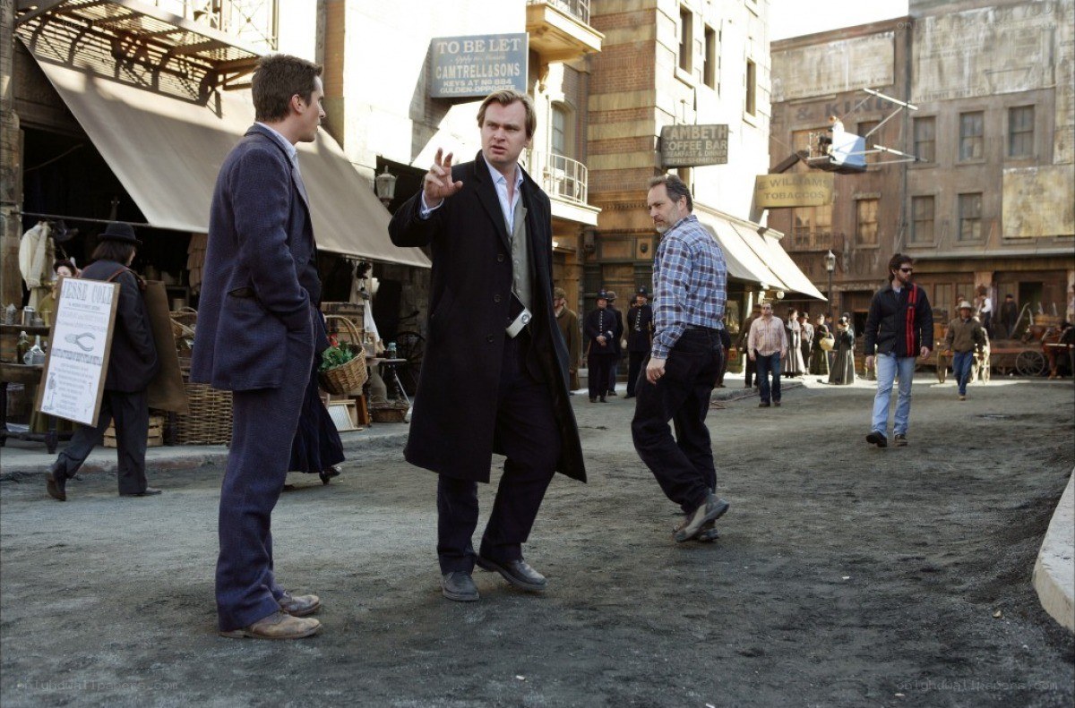 Directors on a film set