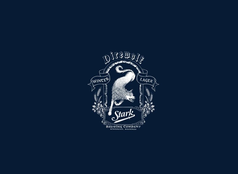Direwolf Winter Lager logo