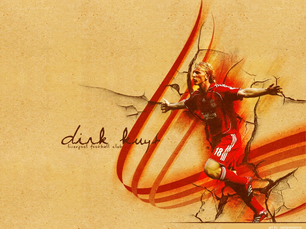 Dirk Kuyt Liverpool artwork