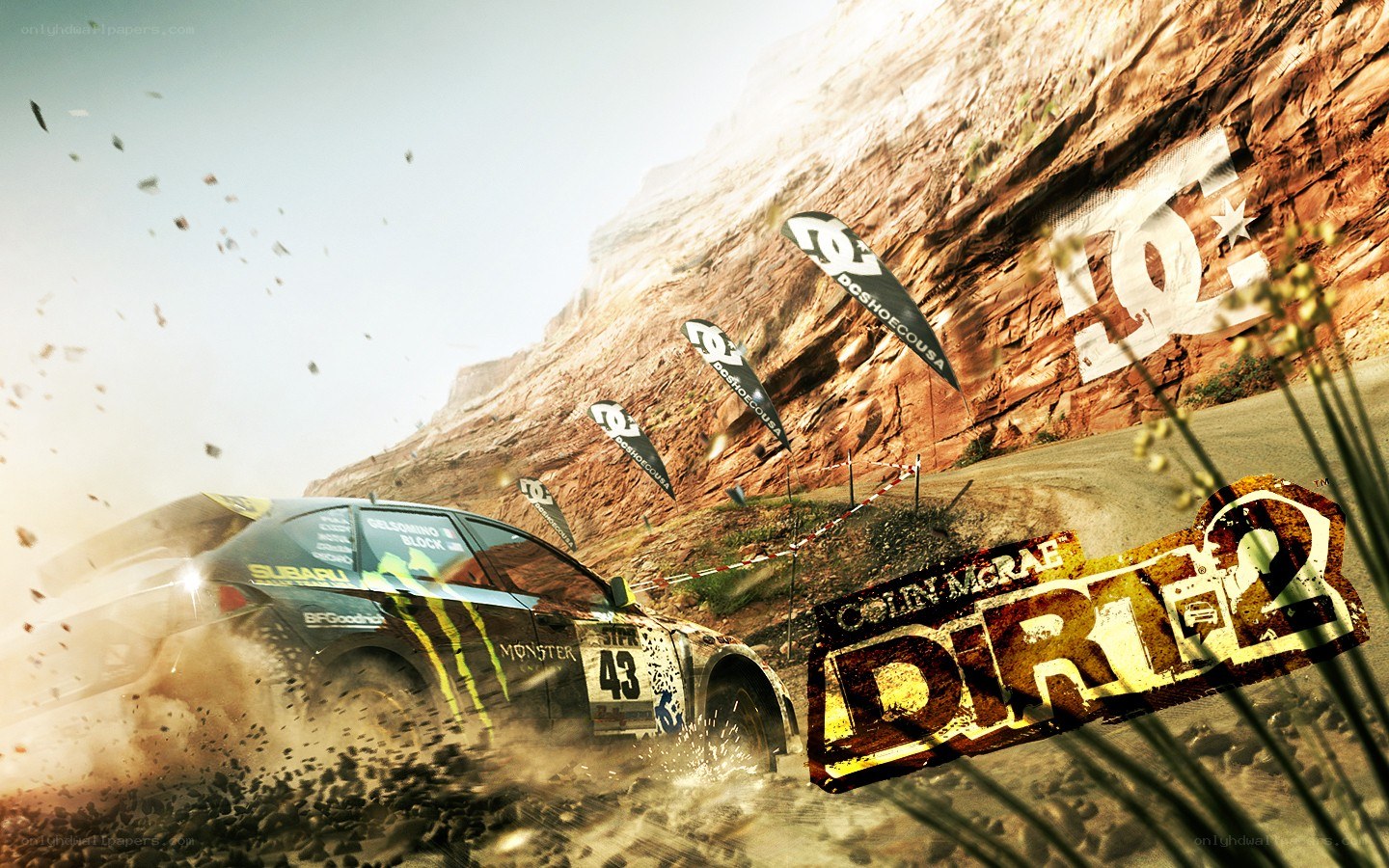 Dirt 2 game cover art