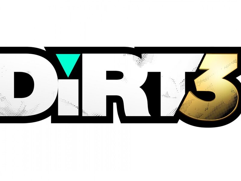 Dirt 3 Logo — White