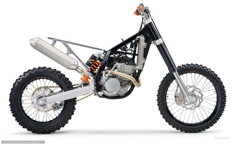 Dirt Bike Motorcycle — Black, Neutral