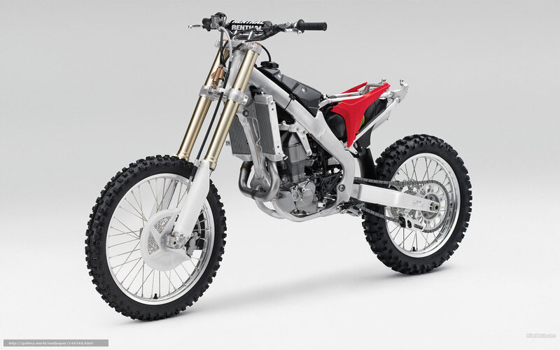 Dirt Bike Motorcycle — Silver