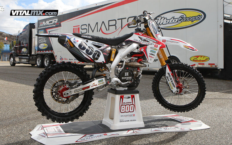 Dirt Bike on Display