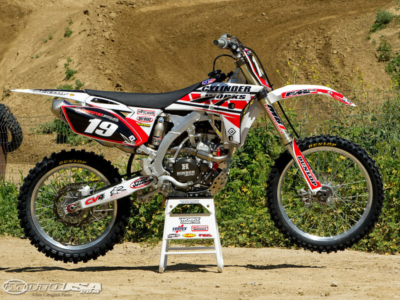 Dirt Bike on Stand