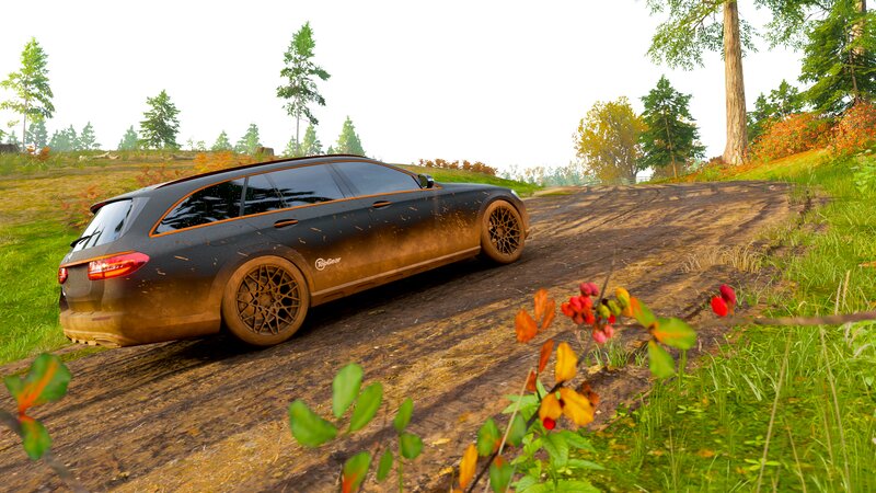 Dirt-covered Station Wagon