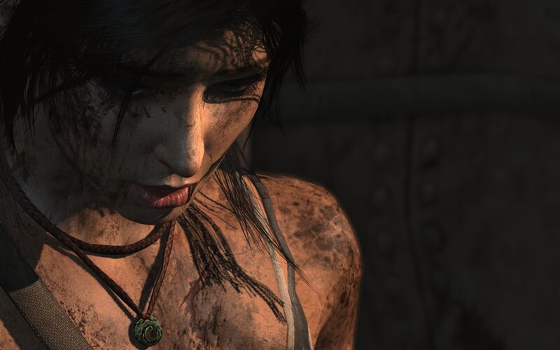 Dirt-covered Woman — Brown